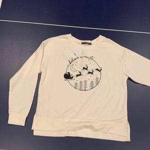 Very soft i believe in Santa Christmas sweater